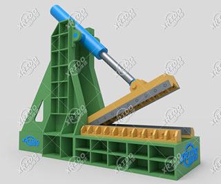 Tire cutter machine