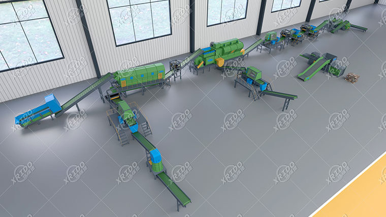 Domestic Waste Crushing Plant