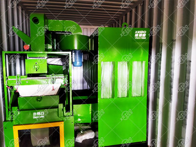 Copper wire recycling equipment sent to Israel