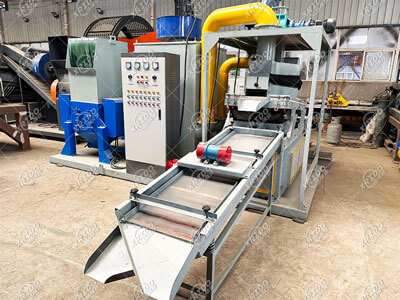 Australian copper wire recycling machine site