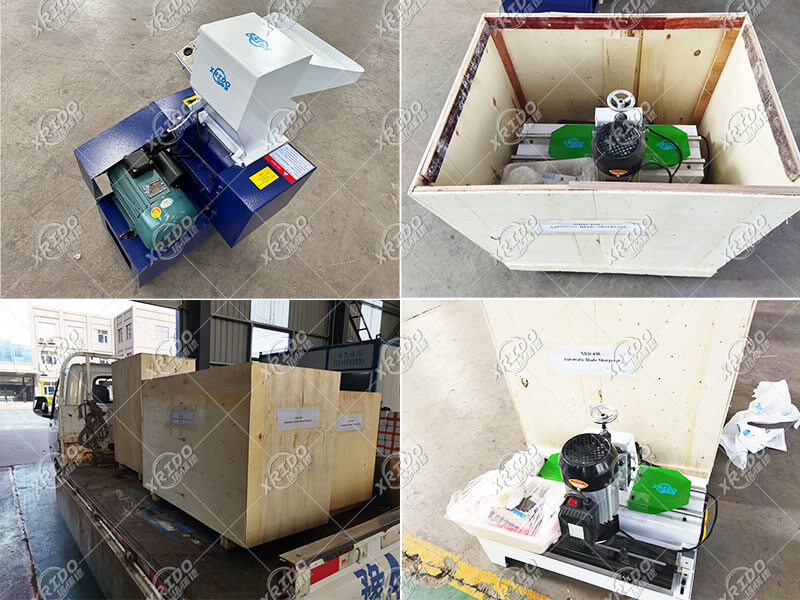 Plastic crusher sent to Australia