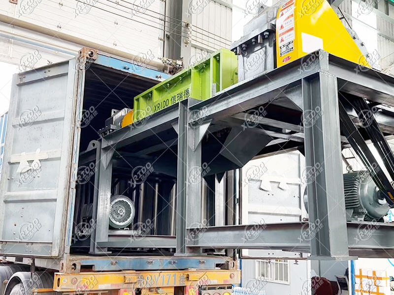 2 household waste shredders sent to Indonesia are in production