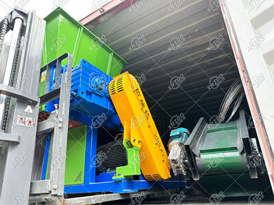 Single shaft shredder shipped to Poland