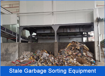 Stale garbage sorting equipment