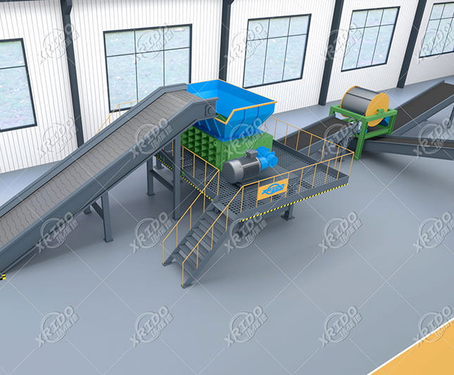 Metal Crushing Sorting Line