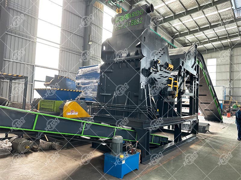 450-Model-Scrap-Metal-Crusher-Passed-Inspection-Successfully