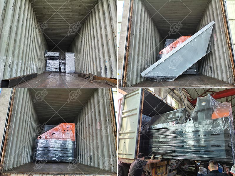 1200 model aluminum shredder shipped to Qatar