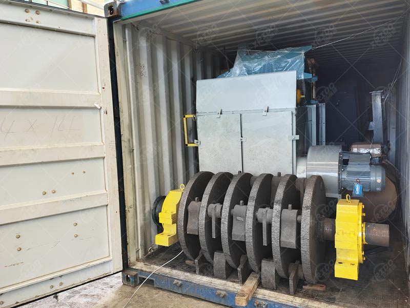 200 model metal crusher shipped to India