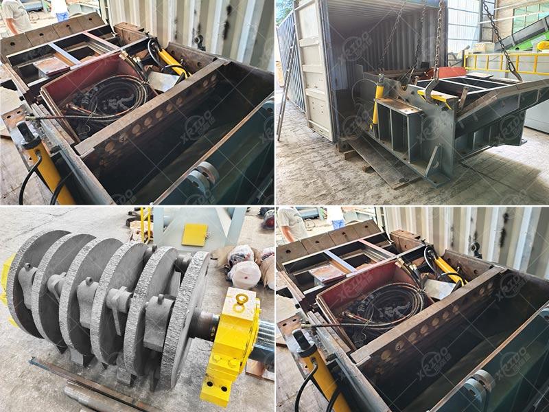 200 model metal crusher shipped to India